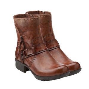 Clarks Brown Leather Boots